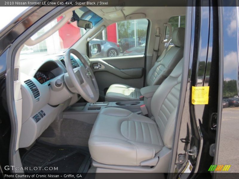 Super Black / Steel 2010 Nissan Frontier LE Crew Cab 4x4