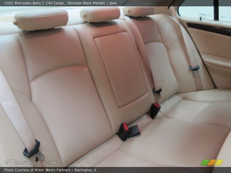 Obsidian Black Metallic / Java 2002 Mercedes-Benz C 240 Sedan