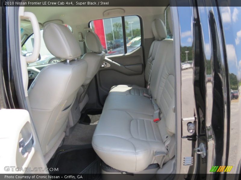 Super Black / Steel 2010 Nissan Frontier LE Crew Cab 4x4
