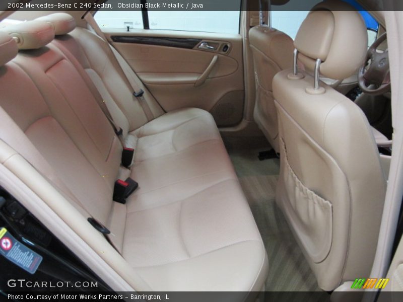 Obsidian Black Metallic / Java 2002 Mercedes-Benz C 240 Sedan