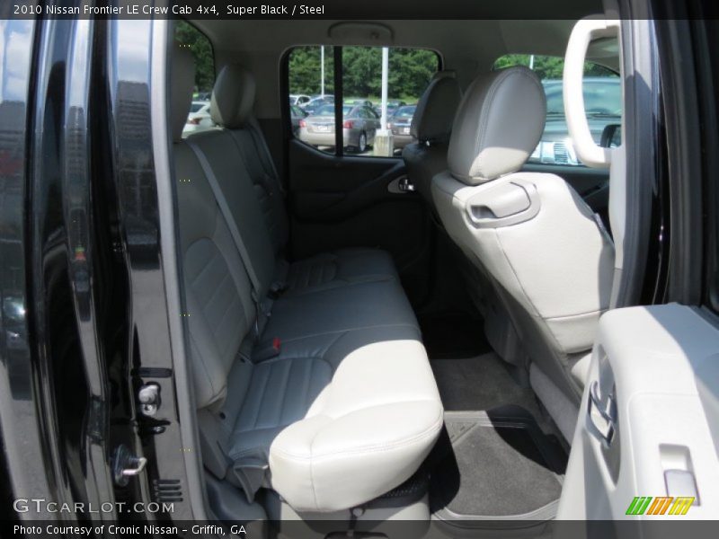 Super Black / Steel 2010 Nissan Frontier LE Crew Cab 4x4