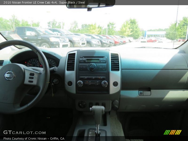 Super Black / Steel 2010 Nissan Frontier LE Crew Cab 4x4