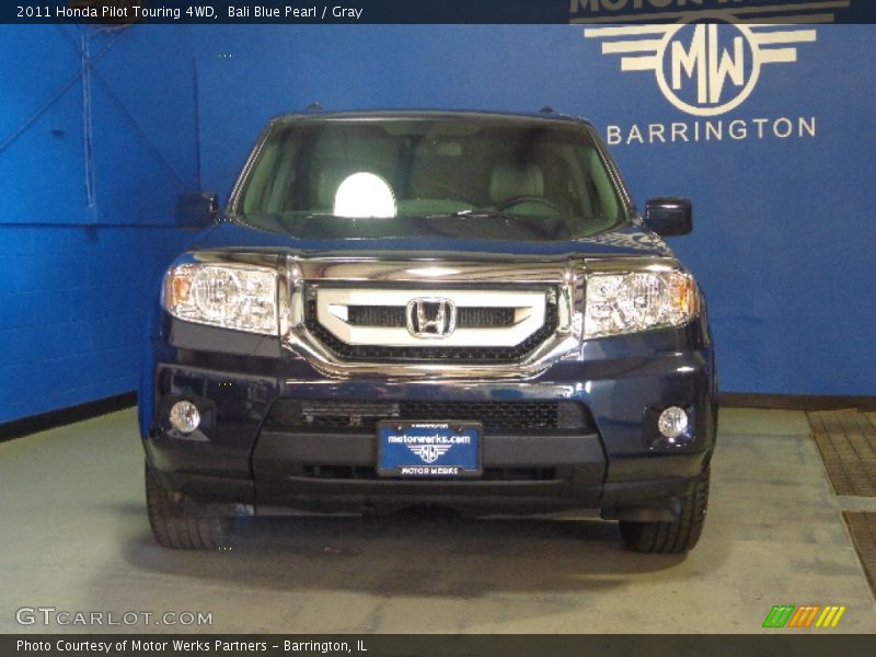 Bali Blue Pearl / Gray 2011 Honda Pilot Touring 4WD