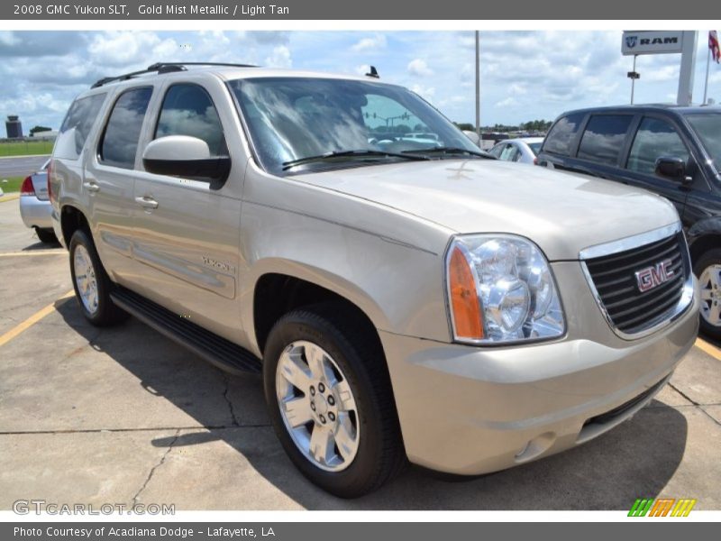 Gold Mist Metallic / Light Tan 2008 GMC Yukon SLT