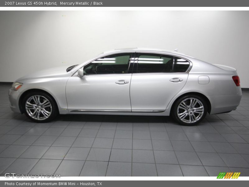 Mercury Metallic / Black 2007 Lexus GS 450h Hybrid