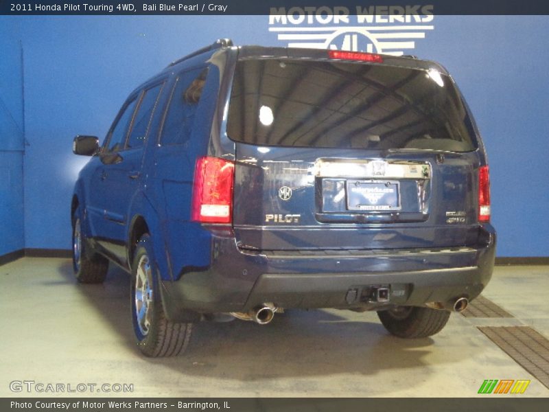 Bali Blue Pearl / Gray 2011 Honda Pilot Touring 4WD