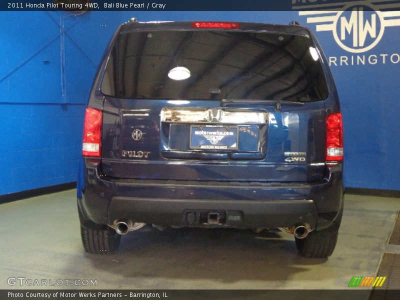 Bali Blue Pearl / Gray 2011 Honda Pilot Touring 4WD