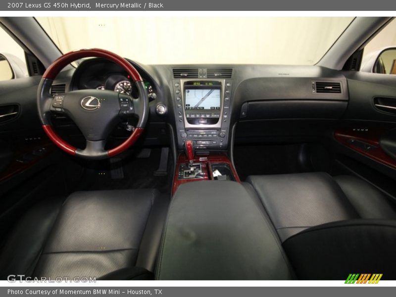 Mercury Metallic / Black 2007 Lexus GS 450h Hybrid