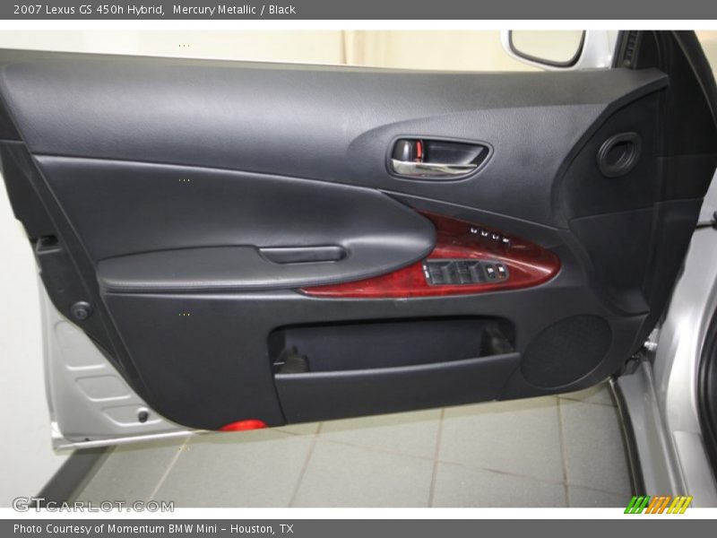 Mercury Metallic / Black 2007 Lexus GS 450h Hybrid