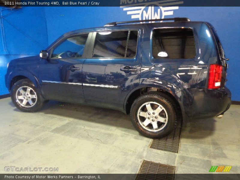 Bali Blue Pearl / Gray 2011 Honda Pilot Touring 4WD