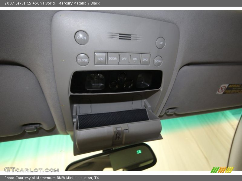 Mercury Metallic / Black 2007 Lexus GS 450h Hybrid
