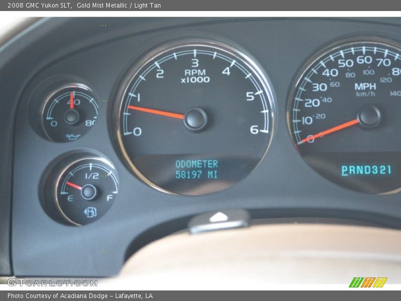 Gold Mist Metallic / Light Tan 2008 GMC Yukon SLT