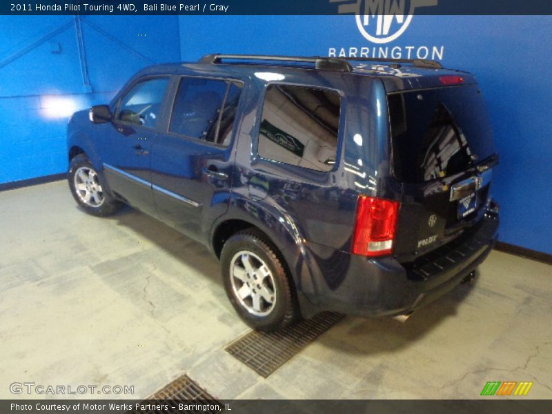Bali Blue Pearl / Gray 2011 Honda Pilot Touring 4WD