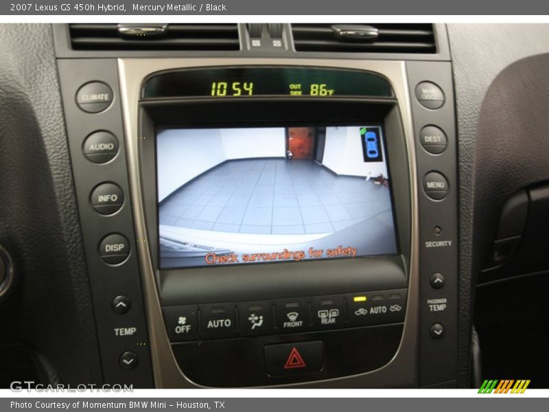 Mercury Metallic / Black 2007 Lexus GS 450h Hybrid