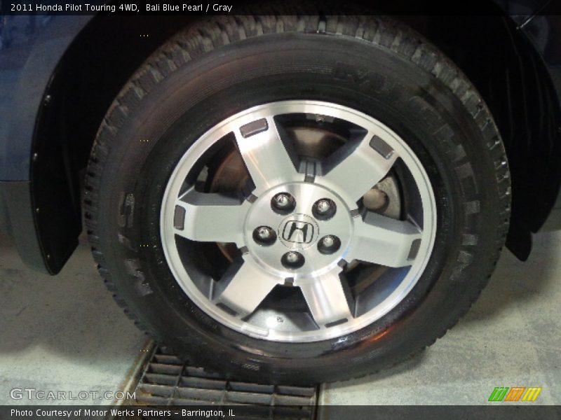 Bali Blue Pearl / Gray 2011 Honda Pilot Touring 4WD