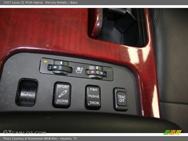 Mercury Metallic / Black 2007 Lexus GS 450h Hybrid