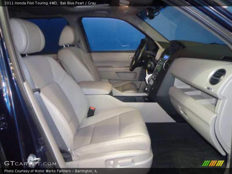 Bali Blue Pearl / Gray 2011 Honda Pilot Touring 4WD