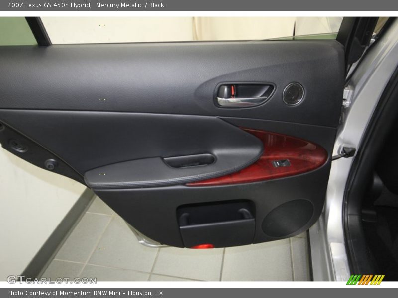 Mercury Metallic / Black 2007 Lexus GS 450h Hybrid