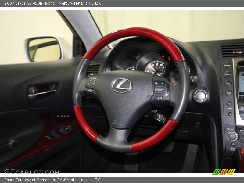 Mercury Metallic / Black 2007 Lexus GS 450h Hybrid