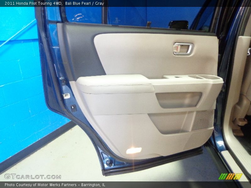 Bali Blue Pearl / Gray 2011 Honda Pilot Touring 4WD