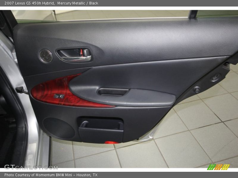 Mercury Metallic / Black 2007 Lexus GS 450h Hybrid