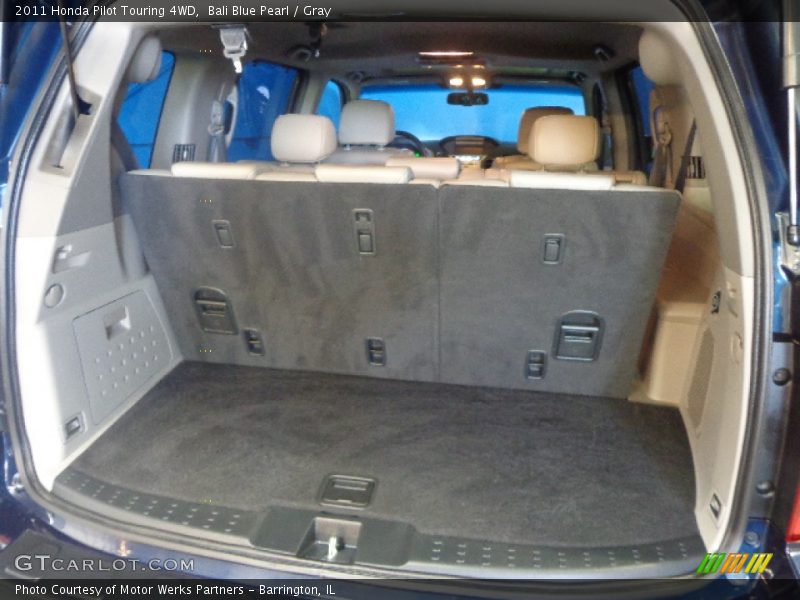 Bali Blue Pearl / Gray 2011 Honda Pilot Touring 4WD