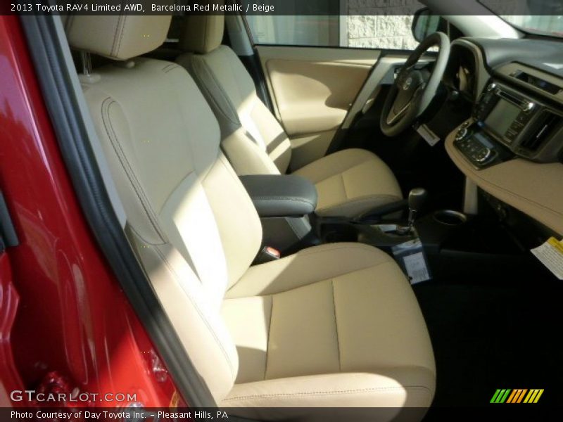 Barcelona Red Metallic / Beige 2013 Toyota RAV4 Limited AWD