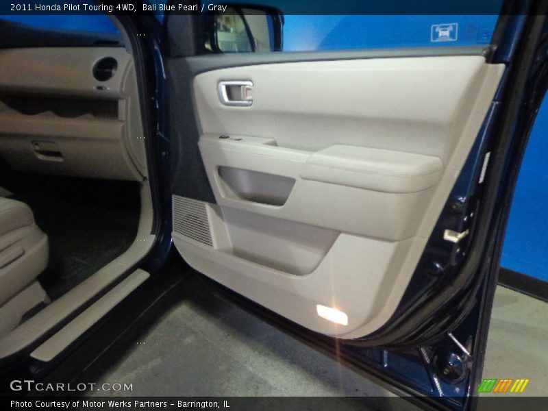 Bali Blue Pearl / Gray 2011 Honda Pilot Touring 4WD