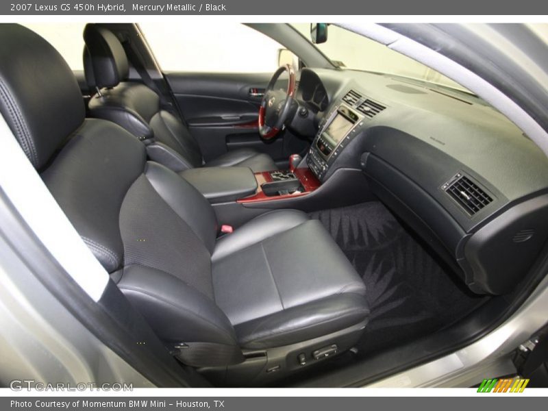 Mercury Metallic / Black 2007 Lexus GS 450h Hybrid