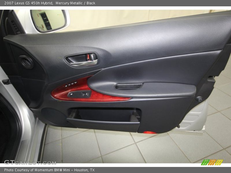 Mercury Metallic / Black 2007 Lexus GS 450h Hybrid