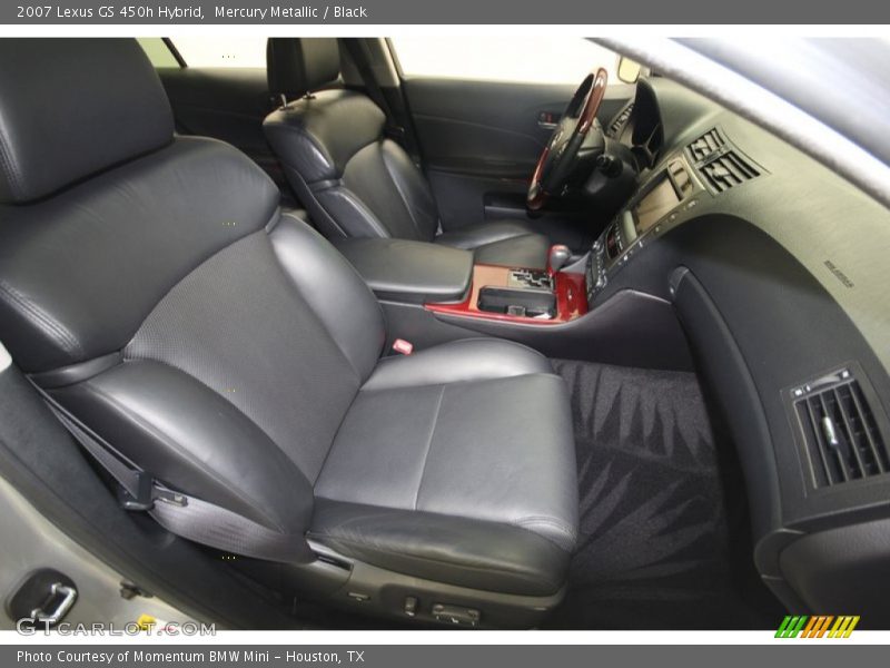 Mercury Metallic / Black 2007 Lexus GS 450h Hybrid