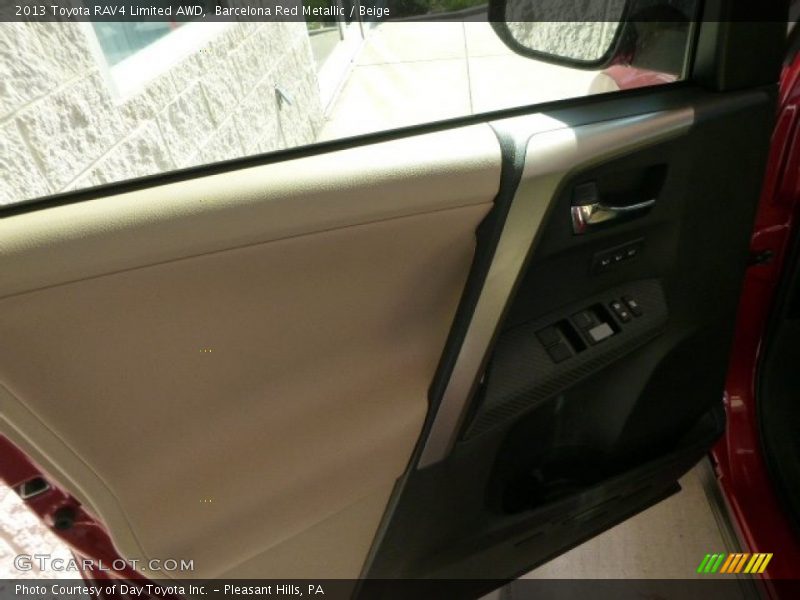 Barcelona Red Metallic / Beige 2013 Toyota RAV4 Limited AWD