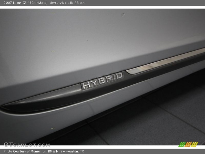 Mercury Metallic / Black 2007 Lexus GS 450h Hybrid