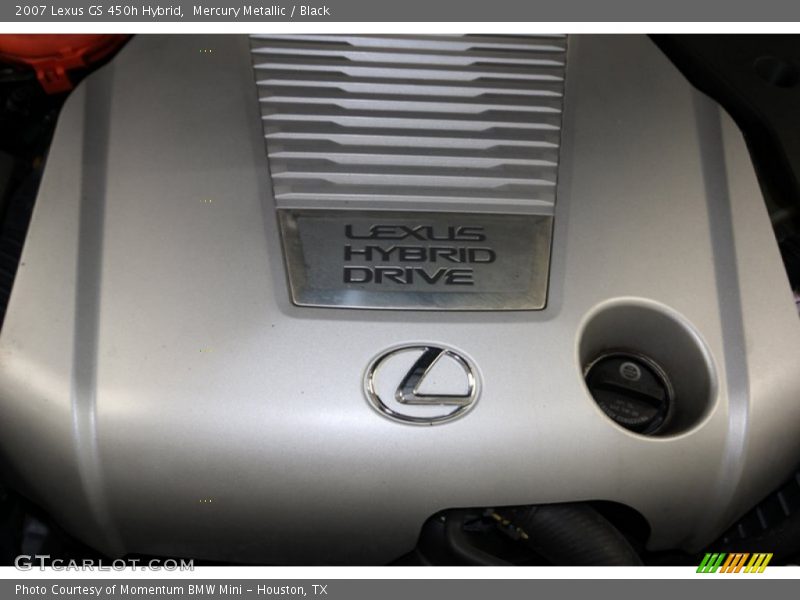 Mercury Metallic / Black 2007 Lexus GS 450h Hybrid