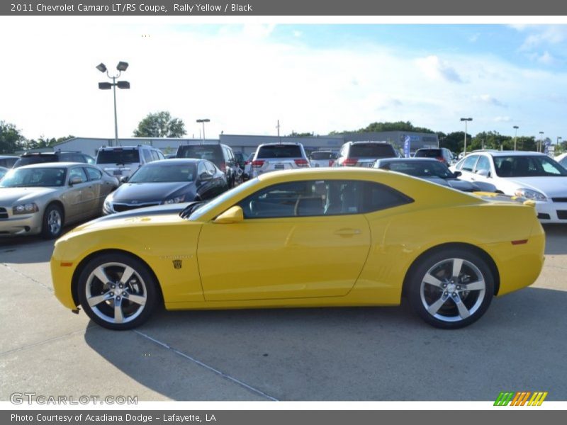 Rally Yellow / Black 2011 Chevrolet Camaro LT/RS Coupe