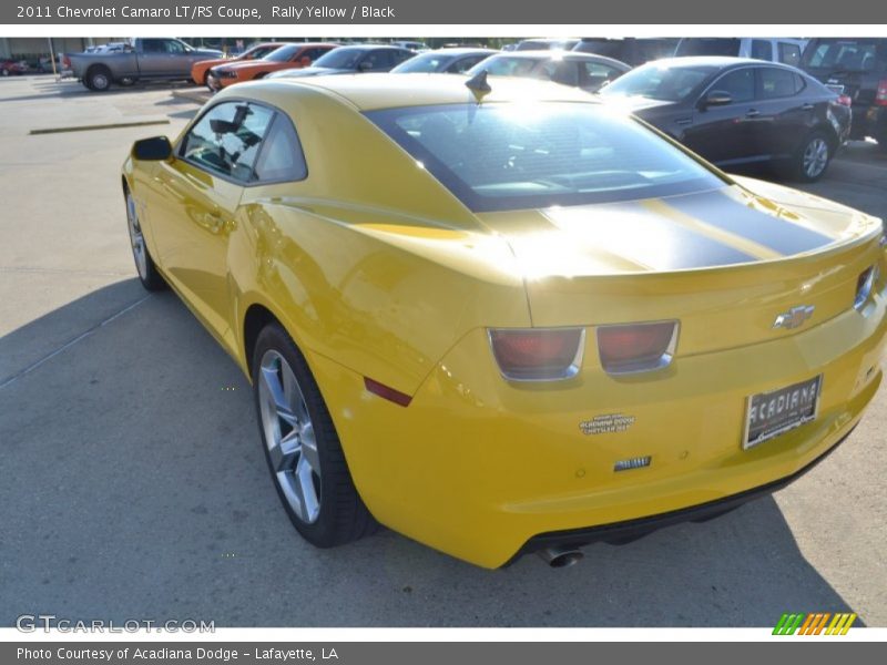 Rally Yellow / Black 2011 Chevrolet Camaro LT/RS Coupe