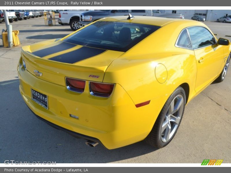 Rally Yellow / Black 2011 Chevrolet Camaro LT/RS Coupe