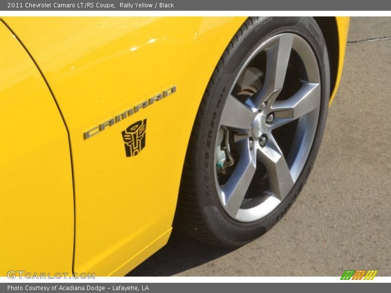 Rally Yellow / Black 2011 Chevrolet Camaro LT/RS Coupe