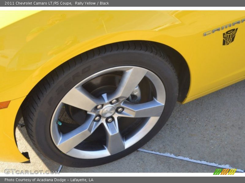 Rally Yellow / Black 2011 Chevrolet Camaro LT/RS Coupe