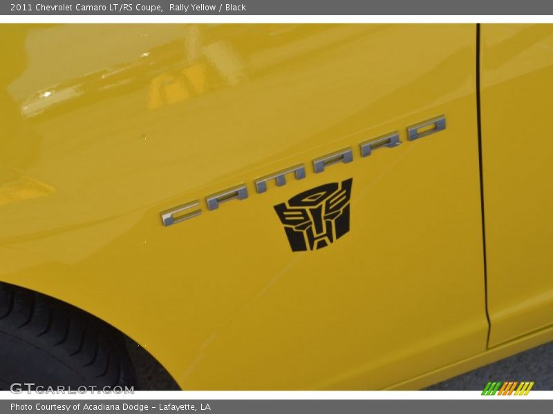 Rally Yellow / Black 2011 Chevrolet Camaro LT/RS Coupe