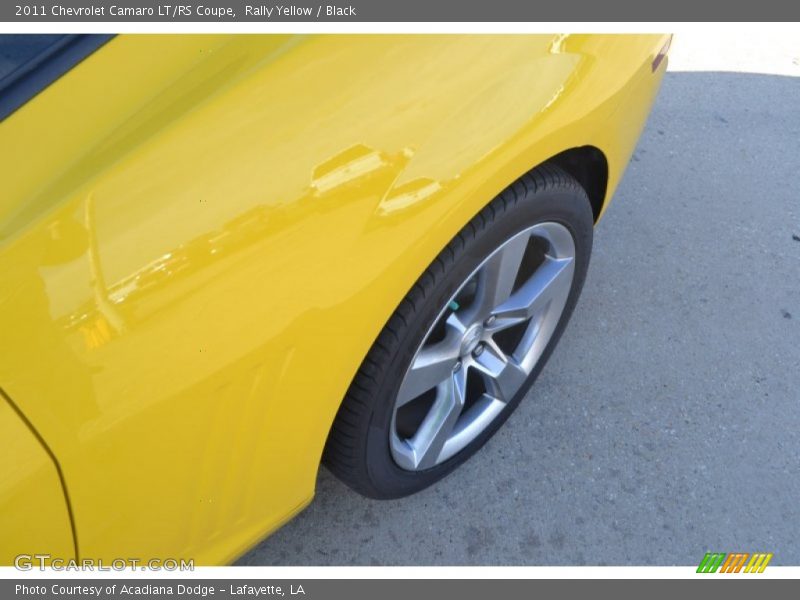 Rally Yellow / Black 2011 Chevrolet Camaro LT/RS Coupe