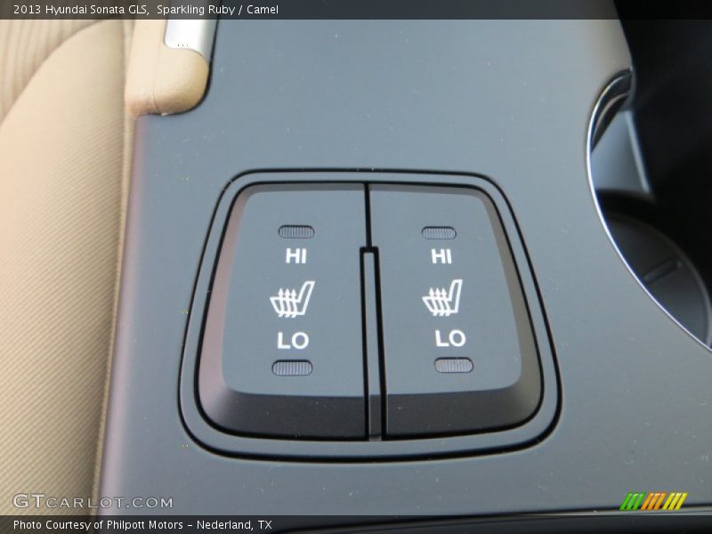 Sparkling Ruby / Camel 2013 Hyundai Sonata GLS