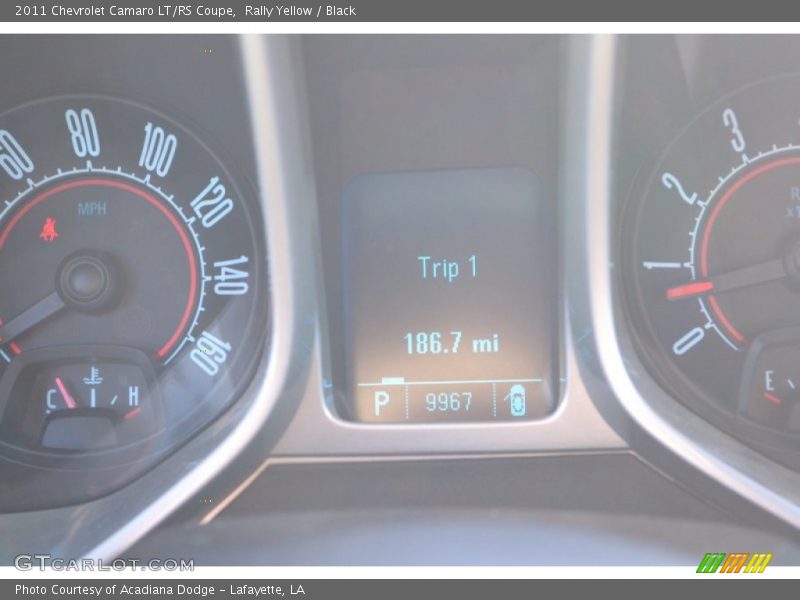 Rally Yellow / Black 2011 Chevrolet Camaro LT/RS Coupe