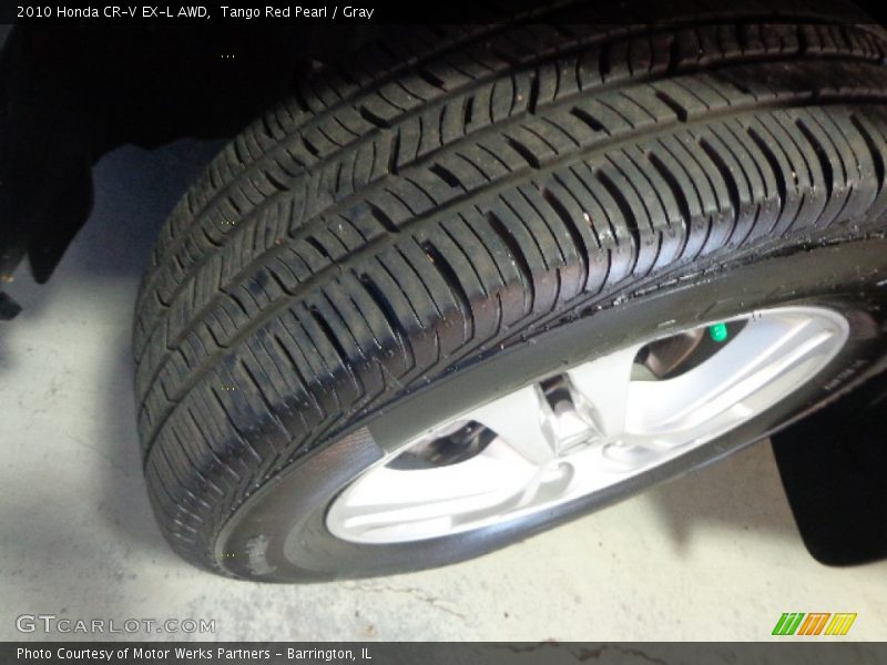 Tango Red Pearl / Gray 2010 Honda CR-V EX-L AWD