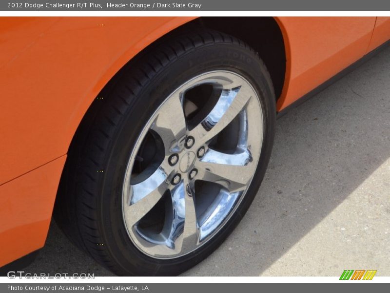 Header Orange / Dark Slate Gray 2012 Dodge Challenger R/T Plus