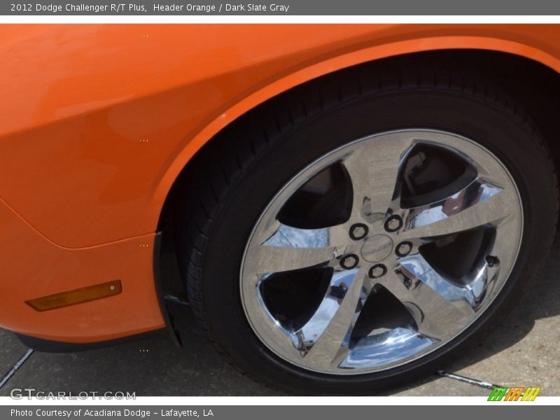 Header Orange / Dark Slate Gray 2012 Dodge Challenger R/T Plus
