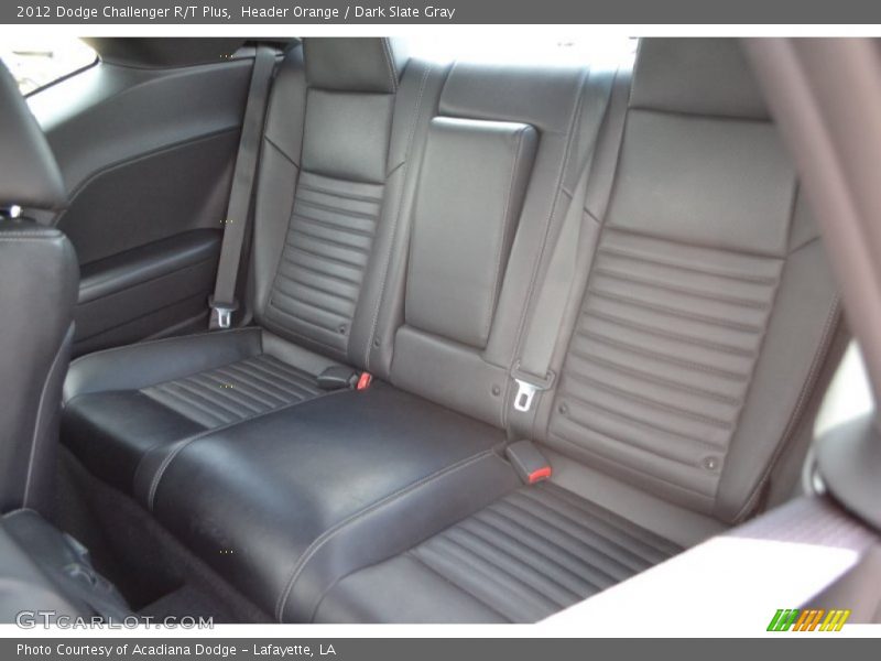 Header Orange / Dark Slate Gray 2012 Dodge Challenger R/T Plus