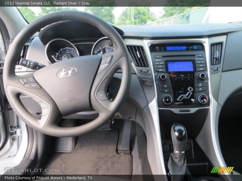 Radiant Silver / Gray 2013 Hyundai Sonata GLS