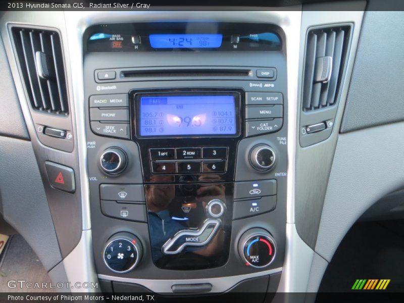 Radiant Silver / Gray 2013 Hyundai Sonata GLS