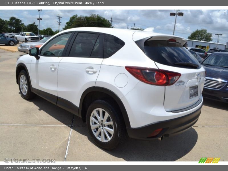 Crystal White Pearl Mica / Sand 2013 Mazda CX-5 Touring